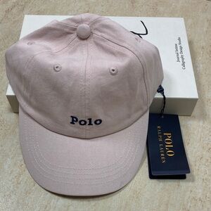 Polo by Ralph Lauren Light Pink Embroidered Polo Cap